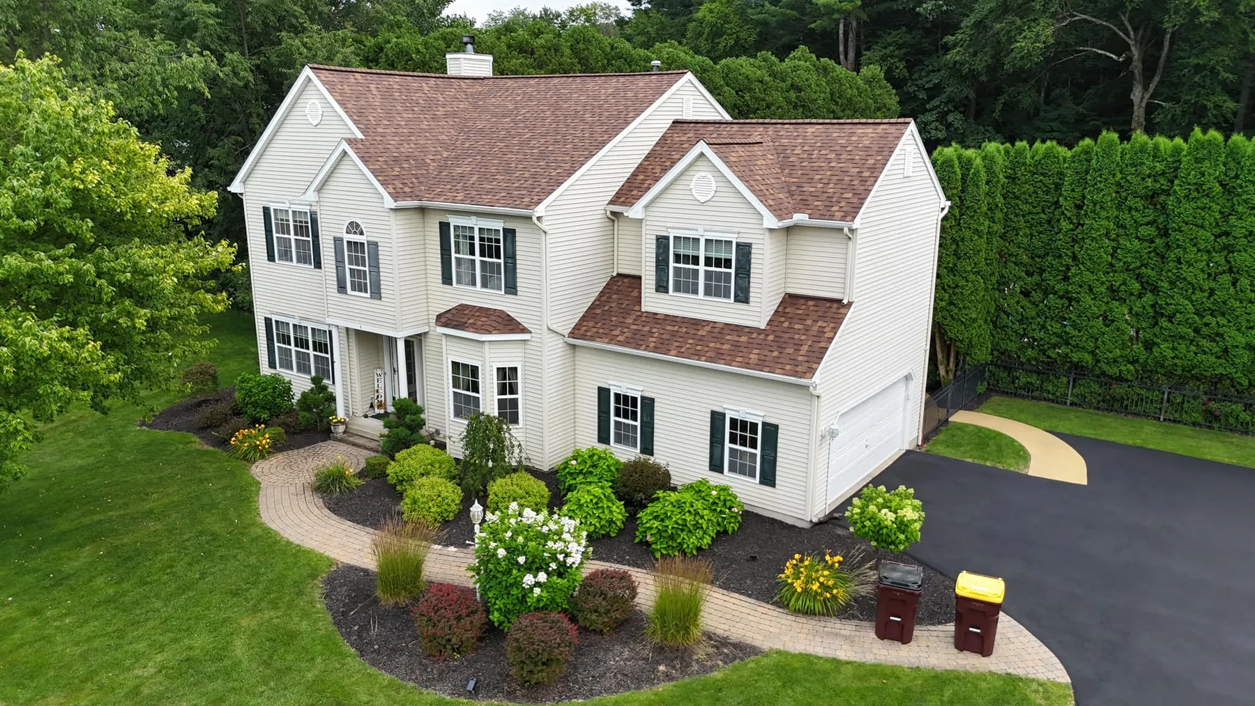 Completed home exterior